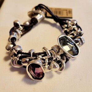 NWT UNO de 50 Lady Marmalade SILVER Bracelet - Retired